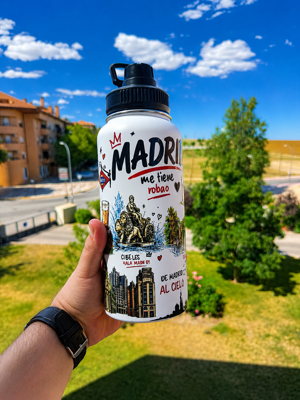 MADRID REGALOS BOTELLA  1000ml