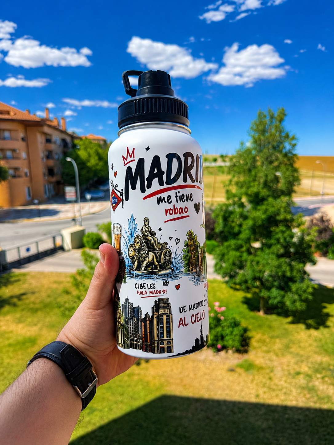 MADRID REGALOS BOTELLA  1000ml