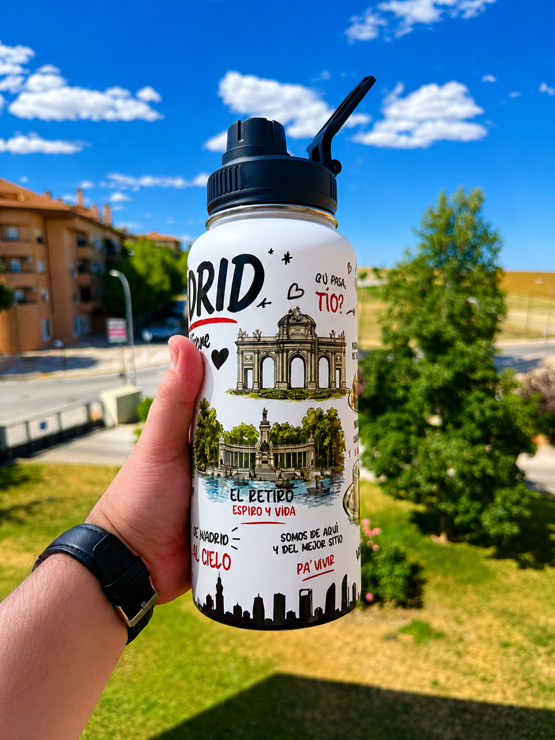 MADRID REGALOS BOTELLA  1000ml