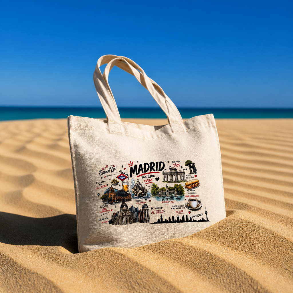 Tote Bag Madrid Me Tiene Robao – Evand'Lu