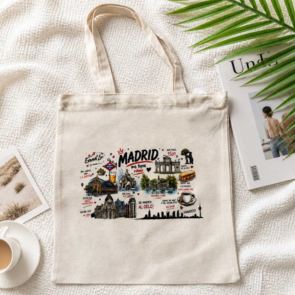 Tote Bag Madrid Me Tiene Robao – Evand'Lu